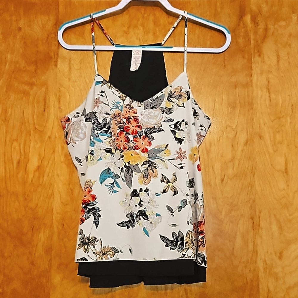 Floral Dressy Tank Top